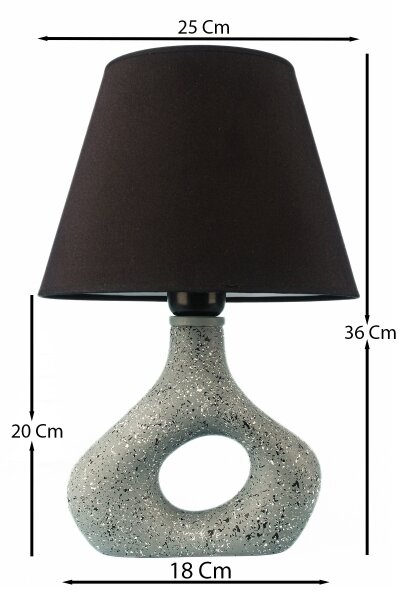 Lampă de masă 1xE27/40W/230V negru/verde