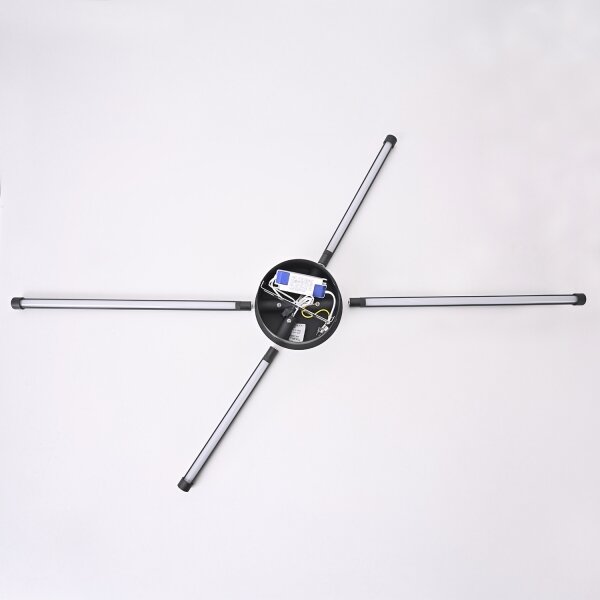Aplică LED Brilagi LUGO QUATTRO LED/16W/230V negru