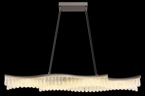 Lustră LED pe cablu Globo 67348H JULIET LED/35W/230V 3200K crom mat
