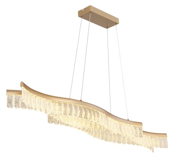 Lustră LED pe cablu Globo 67348HG JULIET LED/35W/230V 3200K auriu