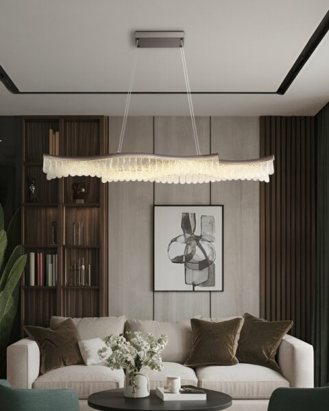 Lustră LED pe cablu Globo 67348H JULIET LED/35W/230V 3200K crom mat