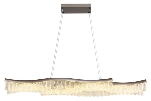 Lustră LED pe cablu Globo 67348H JULIET LED/35W/230V 3200K crom mat