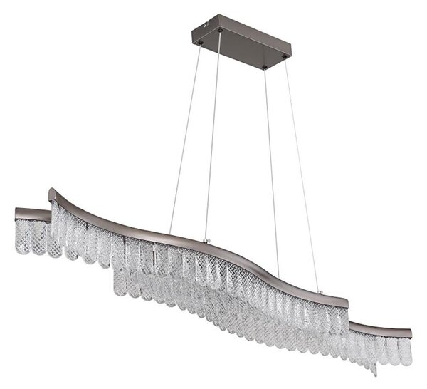 Lustră LED pe cablu Globo 67348H JULIET LED/35W/230V 3200K crom mat