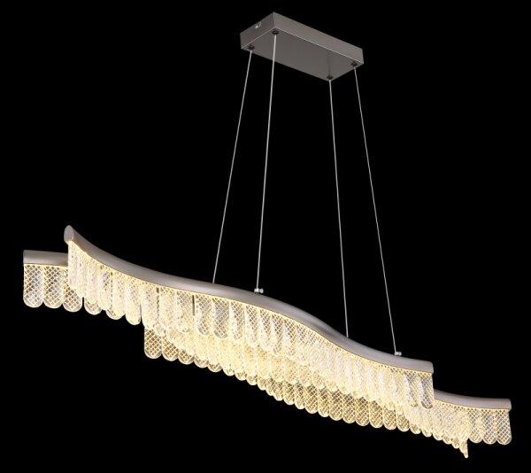 Lustră LED pe cablu Globo 67348H JULIET LED/35W/230V 3200K crom mat
