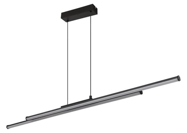 Lustră LED pe cablu Globo 67342-24H KIRINA LED/24W/230V 3000K negru