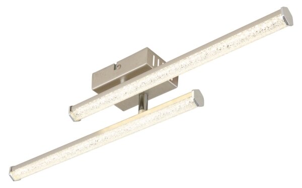 Plafonieră LED Globo 67346-12 KIRINA LED/12W/230V 4000K crom mat