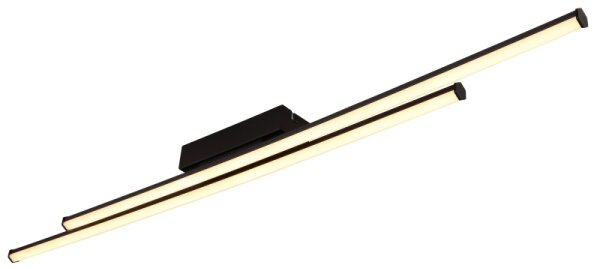 Plafonieră LED Globo 67342-24D KIRINA LED/24W/230V 3000K negru
