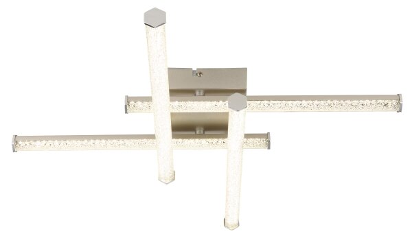 Plafonieră LED Globo 67346-24 KIRINA LED/24W/230V 4000K crom mat