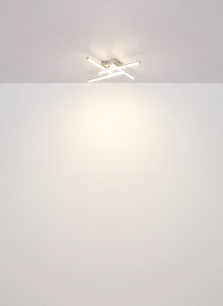 Plafonieră LED Globo 67342-24 KIRINA LED/24W/230V 3000K negru