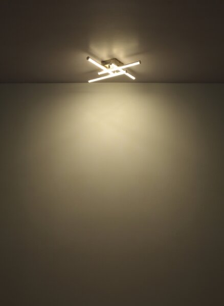 Plafonieră LED Globo 67342-24 KIRINA LED/24W/230V 3000K negru