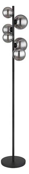 Lampadar LED Globo 56133-6S RIHA 6xG9/3,5W/230V fumuriu/negru