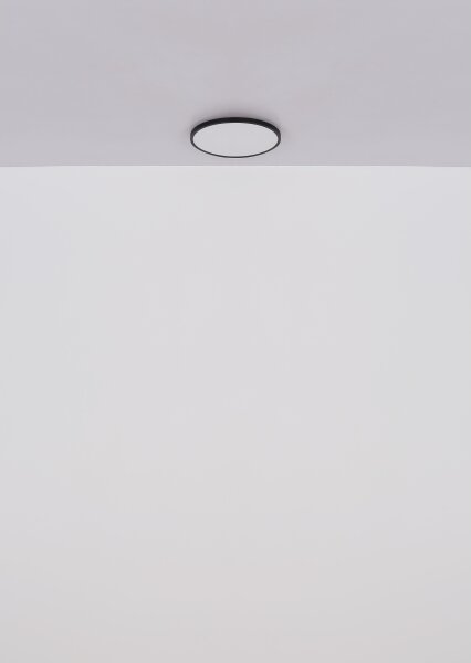 Plafonieră LED Globo 41566-15S NIELSEN LED/15W/230V d. 23 cm negru