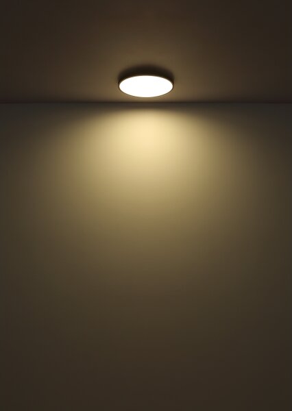 Plafonieră LED Globo 41566-15S NIELSEN LED/15W/230V d. 23 cm negru