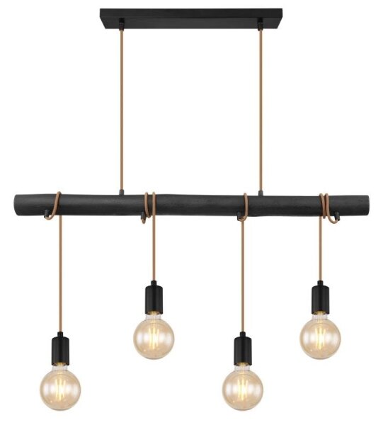 Lustră pe cablu Globo 15459-4H LEO 4xE27/60W/230V