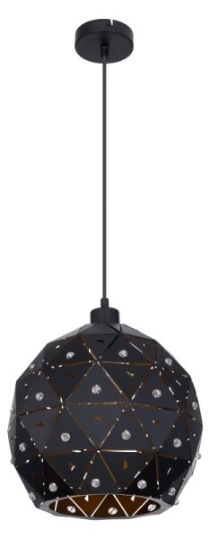 Lustră pe cablu Globo 54029H JODIE 1xE27/60W/230V d. 25 cm