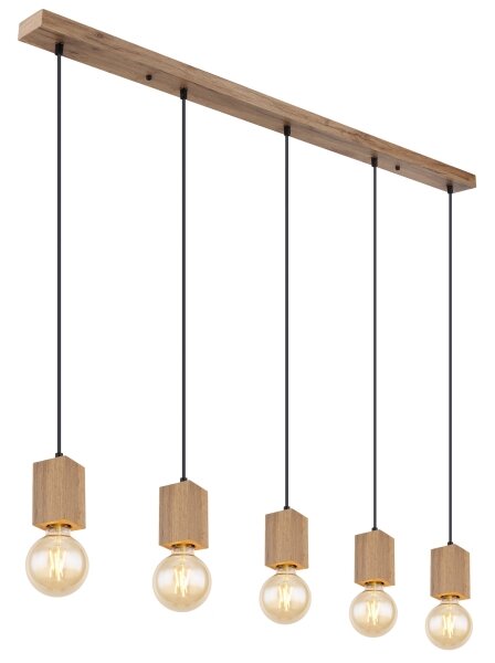 Lustră pe cablu Globo 15655-5H ERNA 5xE27/60W/230V