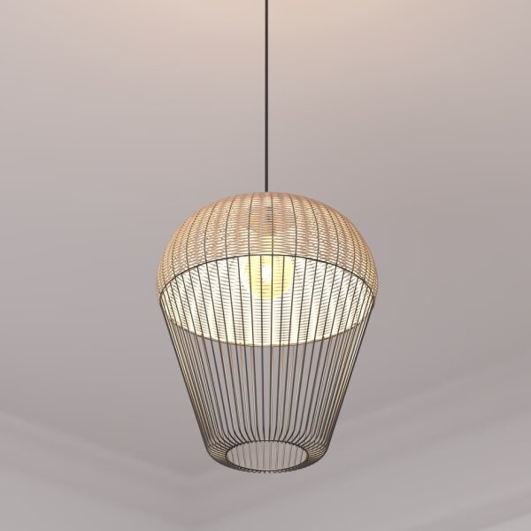 Lustră pe cablu Atmosphera ANEA 1xE27/40W/230V ratan