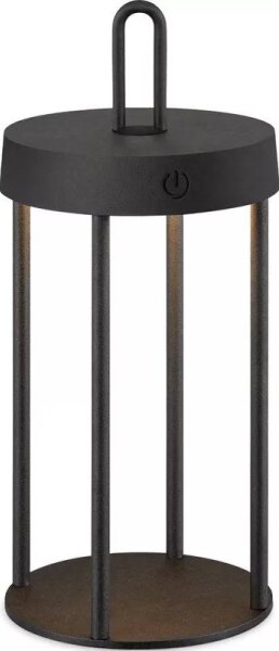 Lampă de masă LED reglabilă, reîncărcabilă, pentru exterior, cu senzor tactil GENTLE LED/1,5W/3,7V 3000 mAh IP44 negru