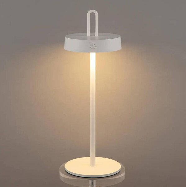 Lampă de masă LED tactilă, reglabilă, reîncărcabilă pentru exterior SHINE LED/1,5W/3,7V 3000 mAh IP44 albă