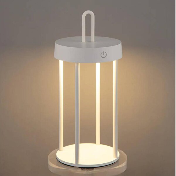 Lampă de masă tactilă LED, dimabilă, reîncărcabilă, pentru exterior GENTLE LED/1,5W/3,7V 3000 mAh IP44 albă