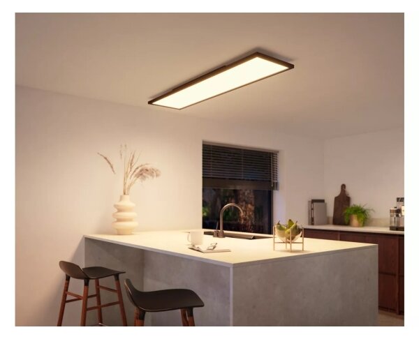 Plafonieră LED dimabilă Philips Hue AURELLE LED/39W/230V 120x30 cm negru