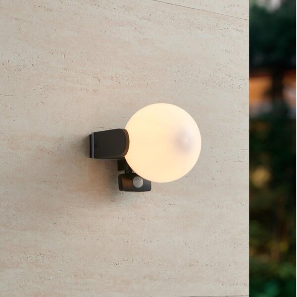 Eglo 99573 - Aplica de exterior cu senzor RUBIO 1xE27/15W/230V IP44