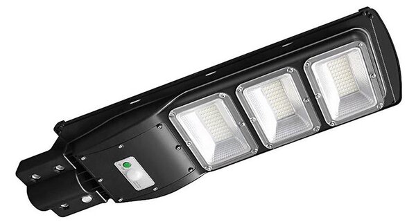 Lampă LED stradală solară dimabilă LED/12W/3,2V 6000K IP65 10000 mAh + telecomandă