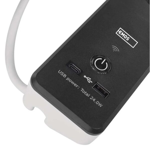 Prelungitor inteligent cu întrerupător GoSmart 4Z + 1xUSB-A + 1xUSB-C 2 m Wi-Fi Tuya