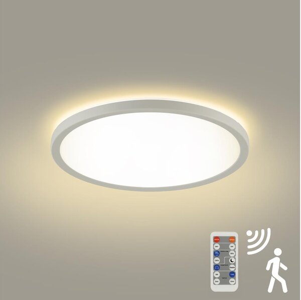 Brilagi LED ULTRA SLIM 18W/230V pr.30 cm cu senzor și DO, stins reglabil