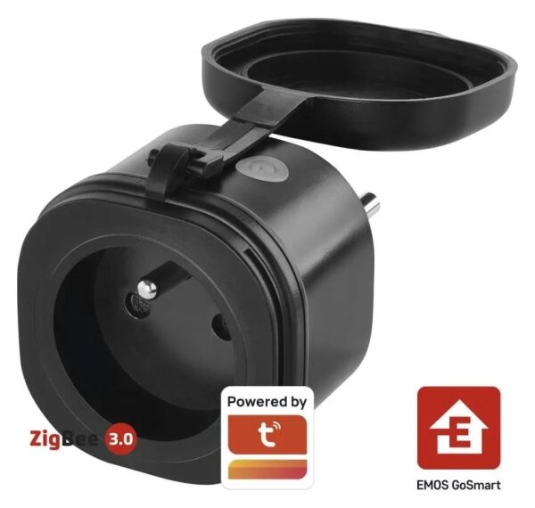 Priză inteligentă de exterior GoSmart 3680W/230V/16A Tuya IP44