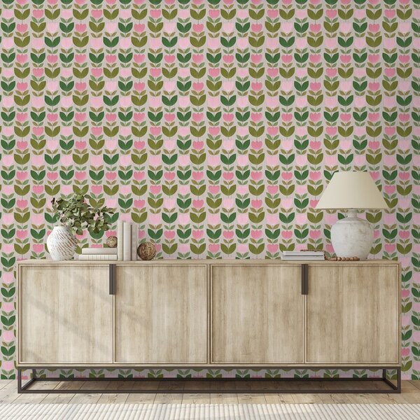 Tapet modele florale vintage