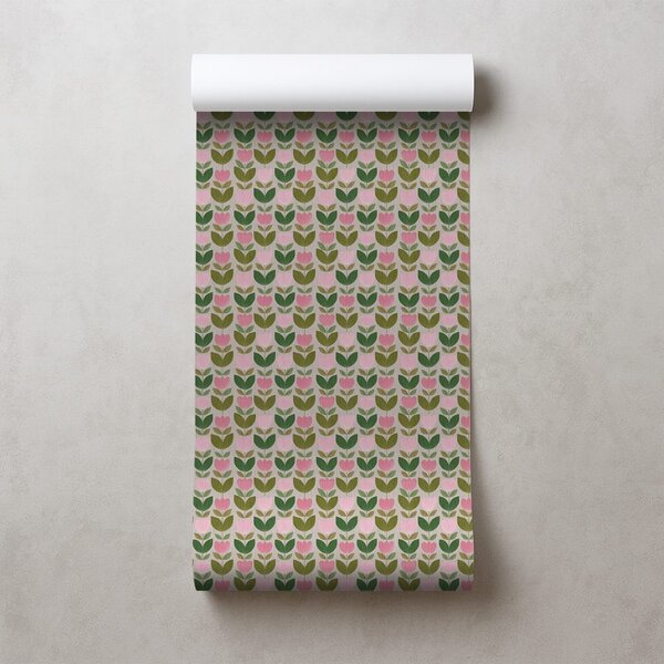 Tapet modele florale vintage
