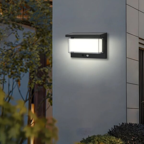 Aplică LED solară cu senzor SUN LUME LED/10W/3,7V 4000 mAh IP44