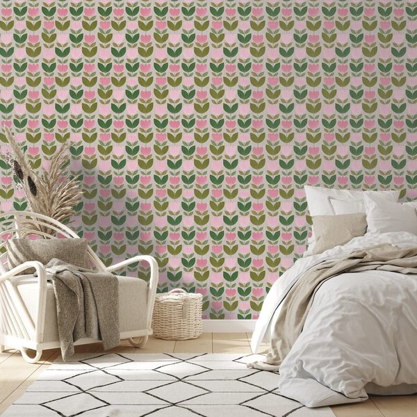 Tapet modele florale vintage