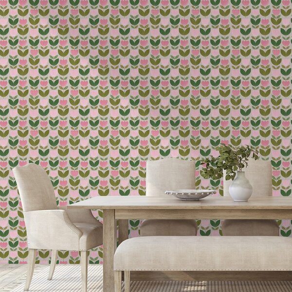 Tapet modele florale vintage