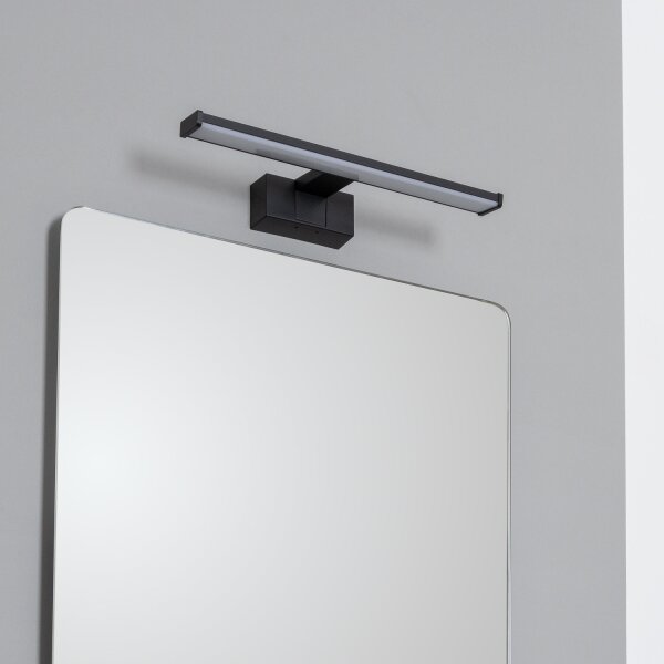 Brilagi - Corp de iluminat LED pentru oglindă de baie VESTRA LED/8W/230V 40 cm IP44 negru