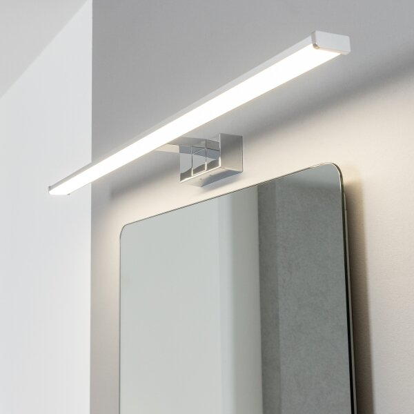 Brilagi - Iluminare LED pentru oglindă de baie VESTRA LED/15W/230V 80 cm IP44 crom