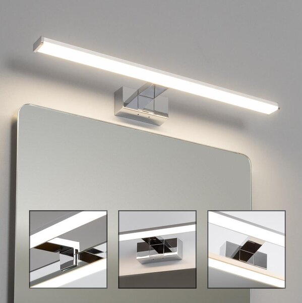 Brilagi - Lumină LED pentru oglindă de baie VESTRA LED/12W/230V 60 cm IP44 crom