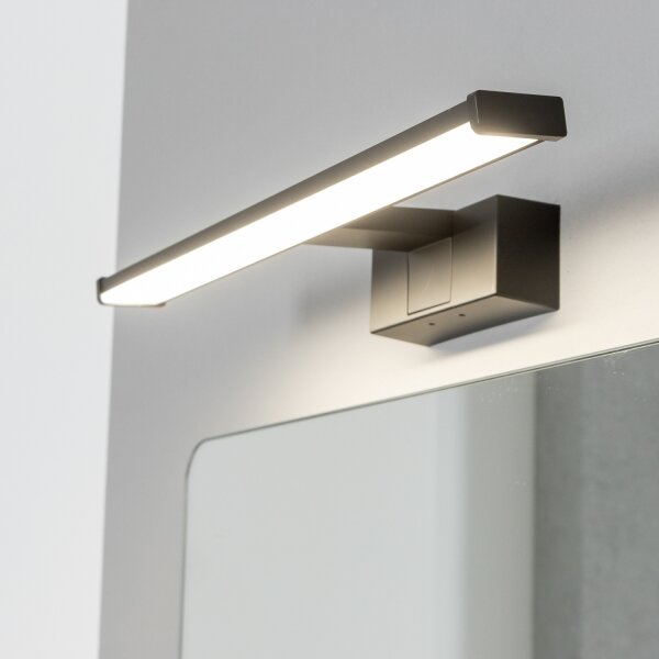 Brilagi - Corp de iluminat LED pentru oglindă de baie VESTRA LED/8W/230V 40 cm IP44 negru