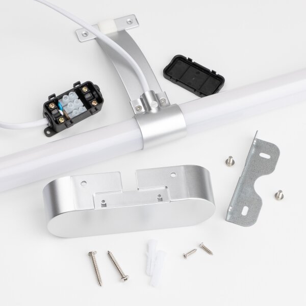 Brilagi - Aplica LED pentru oglindă de baie TUBEO LED/6W/230V, 40 cm, IP44, argintie
