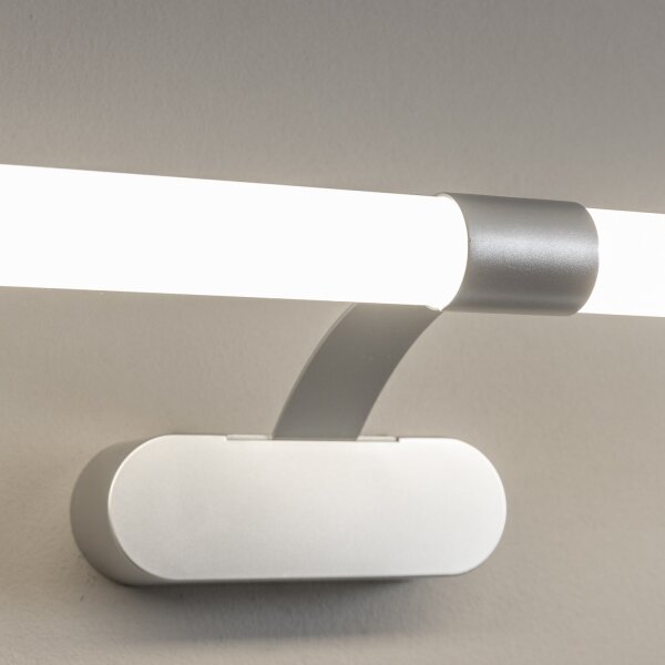 Brilagi TUBEO Iluminare LED pentru oglindă de baie, 8 W, 230 V, 60 cm, IP44, argintiu