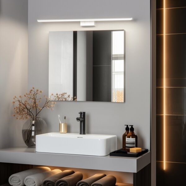 Brilagi - Lumină LED pentru oglindă de baie VESTRA LED/15W/230V 80 cm IP44 albă