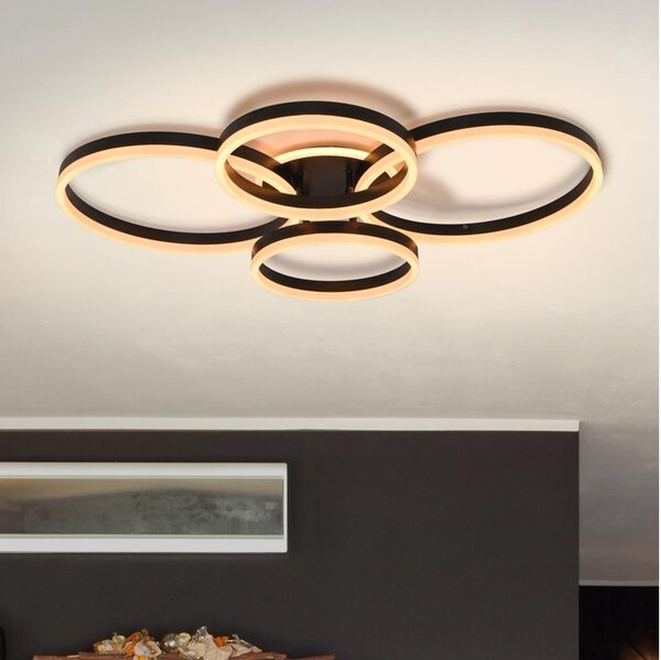 Plafonieră LED dimabilă Brilagi ORBITS LED/52W/230V 3000-6000K + telecomandă