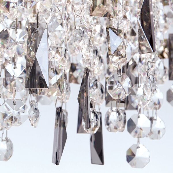 Lustră de cristal pe cablu Orion CRYSTALRIVER 21xG9/40W/230V crom lucios