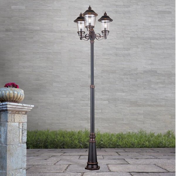 Lampă de exterior Orion KENZO 3xE27/100W/230V IP44 bronz/patină