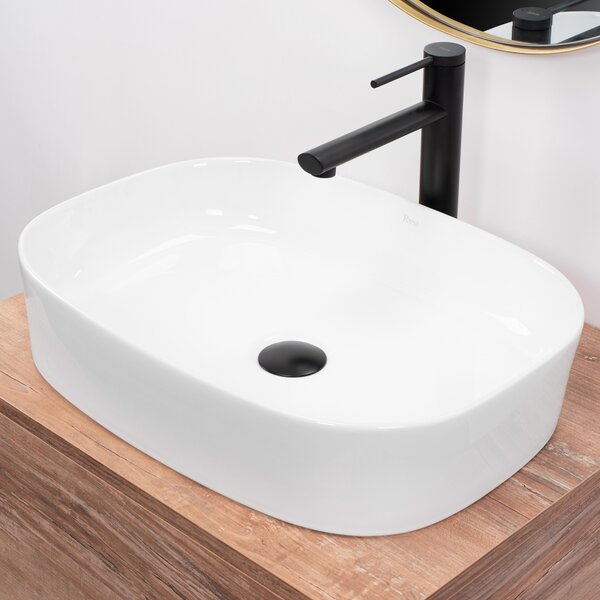 Lavoar ceramic pentru blat Rea Angie
