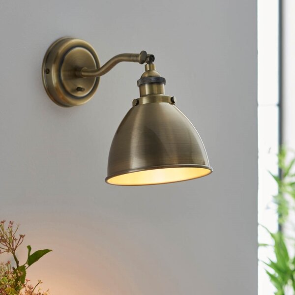 Spot de perete Endon 98746 FRANKLIN 1xE14/7W/230V alamă
