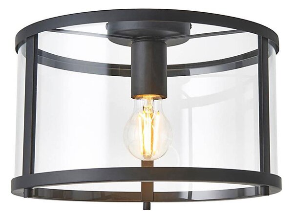 Plafonieră Endon 101540 HOPTON 1xE27/10W/230V negru