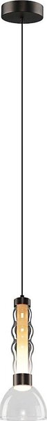 Lustră LED pe cablu LUCCO LED/13W/230V d. 15 cm fumuriu