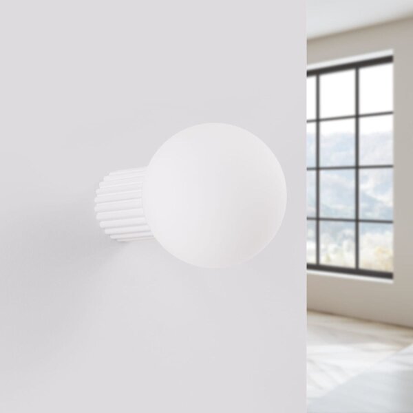 Aplică pentru baie Sollux SL.1707 HALO 1xG9/8W/230V IP44 alb